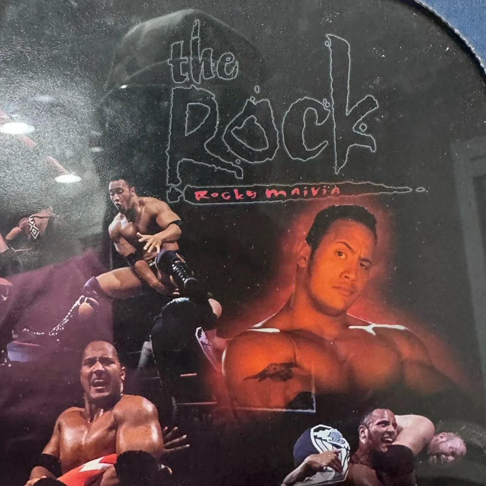 Vintage 90’s WWF The Rock Photo Picture Art Wrestling Norman James Poster 8 x 10